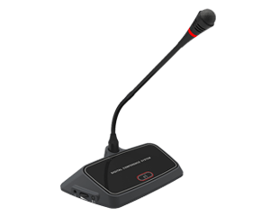 桌面式触摸纯发言代表单元