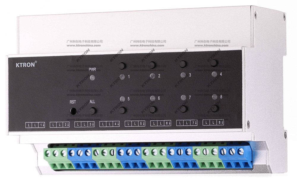 8路导轨式电源控制器